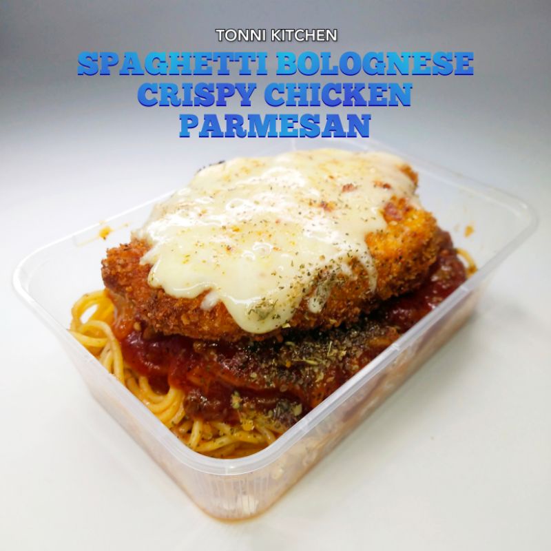 

Spaghetti Bolognese Crispy Chicken Parmesan