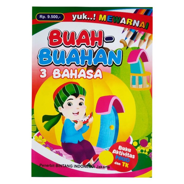 

BUKU MEWARNAI BUAH BUAHAN ( 3 BAHASA )