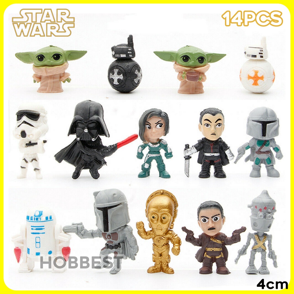 Jual Action Figure STAR WARS set isi 14 