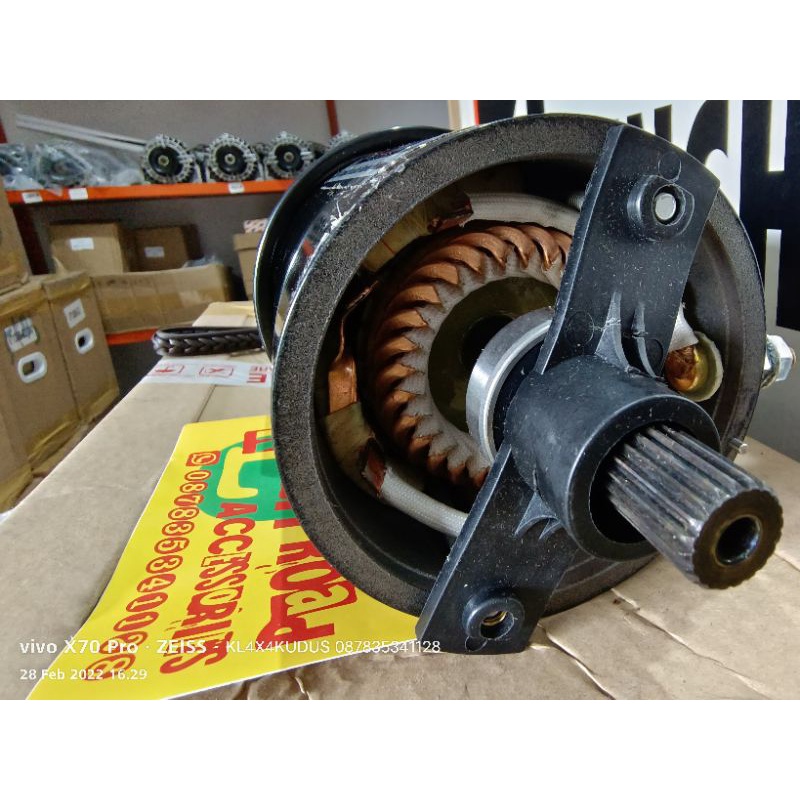 Motor Dinamo winch Warn 7,8HP 4winch