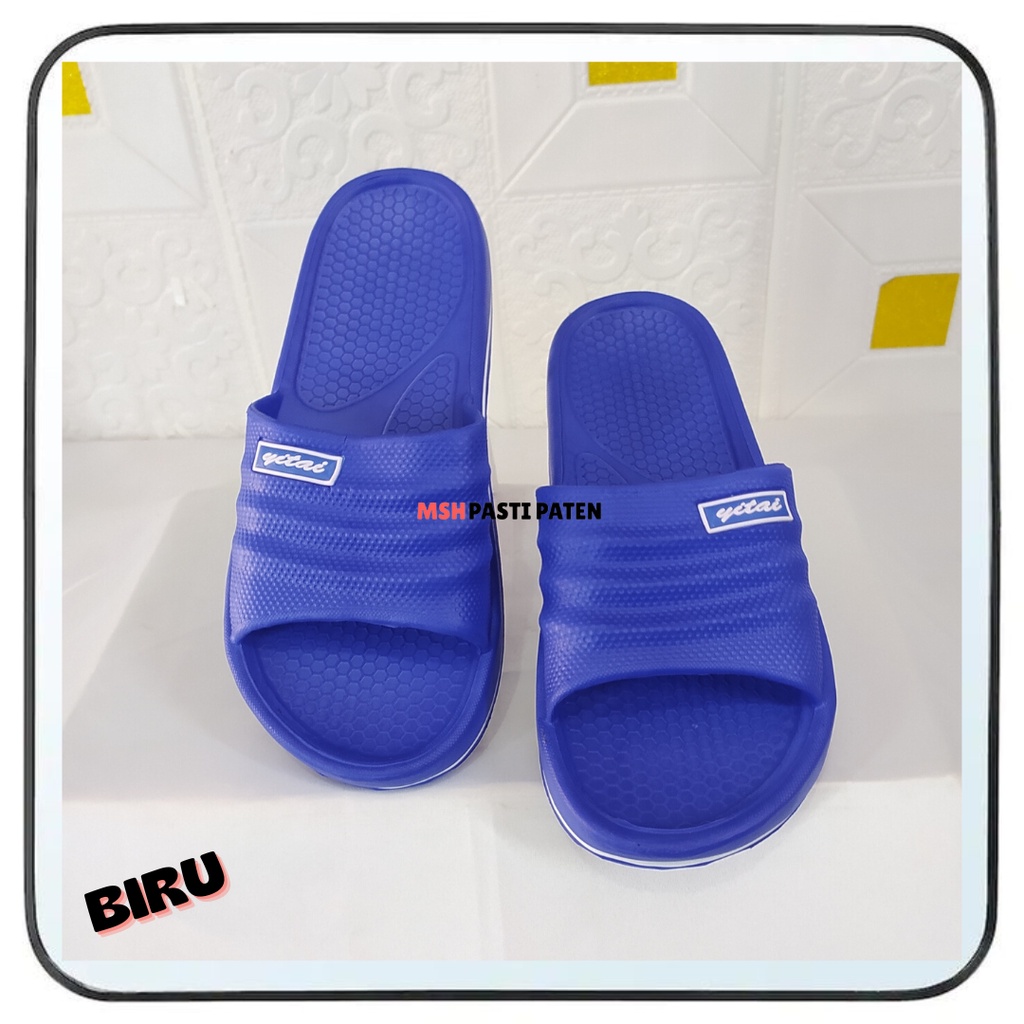 sandal selop karet pria murah tahanj air sandal slide pria original yitai 810 SIZE 35-44