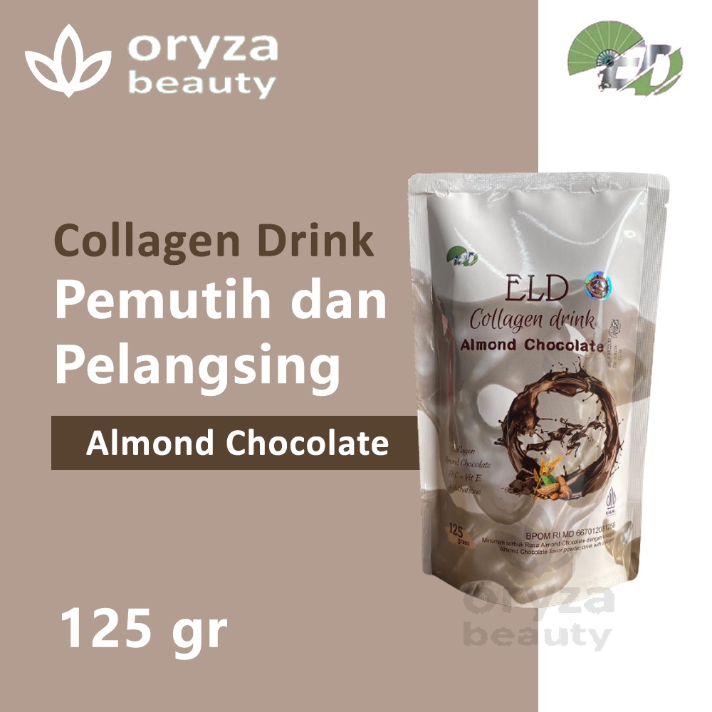 ELD Collagen Drink Rasa Almond Chocolate 125gr