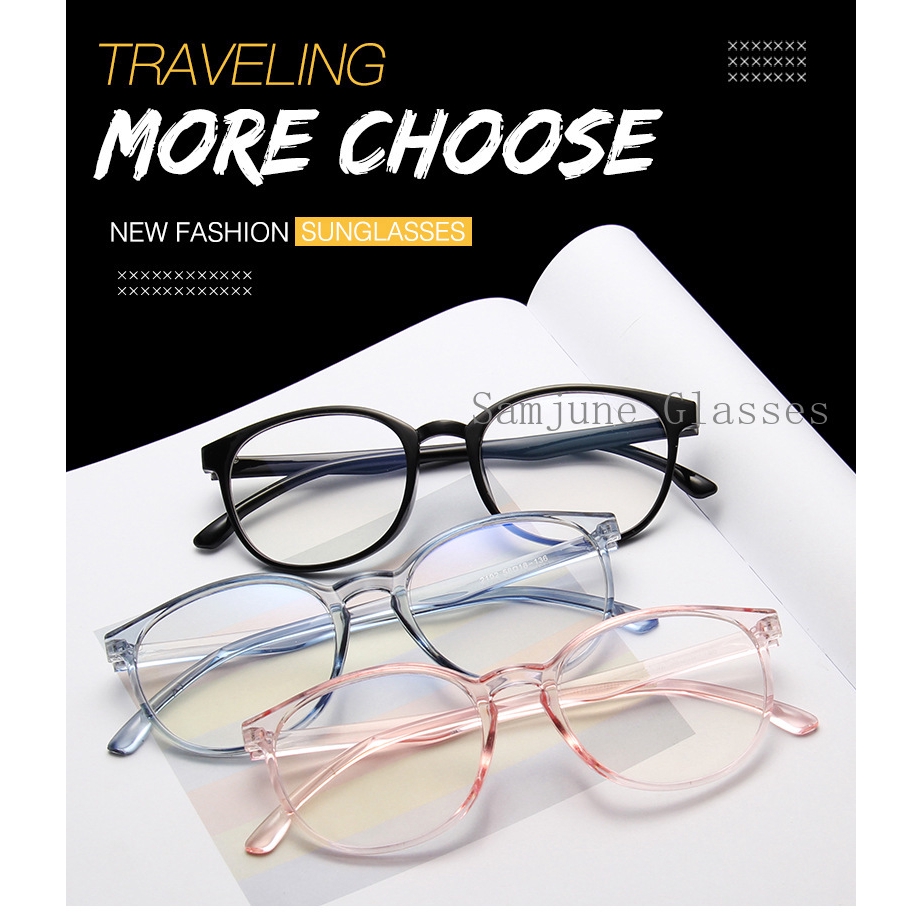 2022 Kacamata Optikal Transparan Dengan Frame Metal Untuk Priawanita