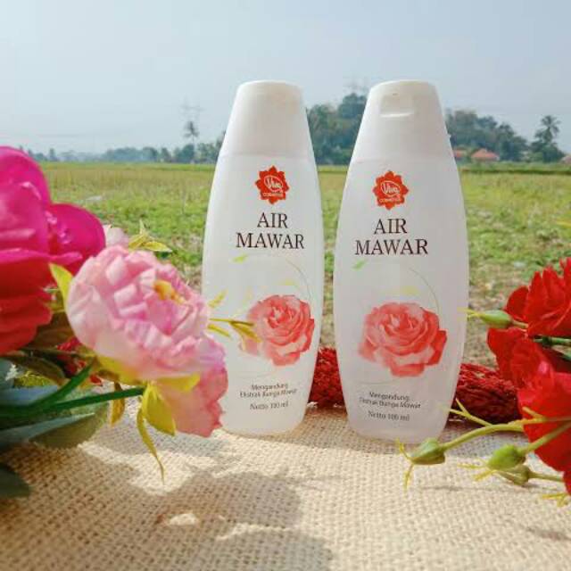 Air Mawar Viva 100 ml Rose Water Toner Campuran Masker Lulur Face Mist Setting Spray