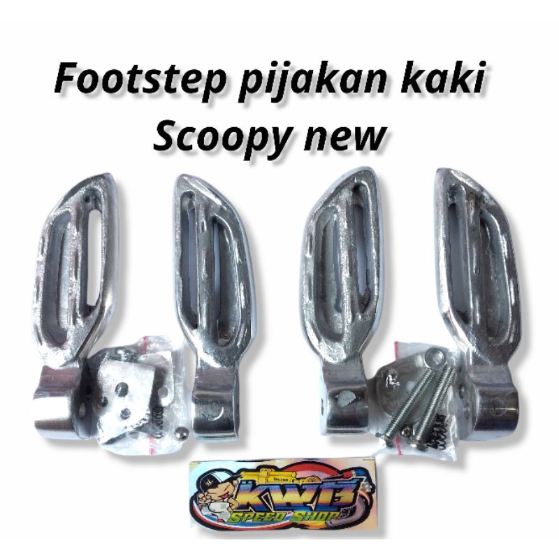 Footstep foot step pijakan kaki arm footstep belakang scoopy scoopy new model ori