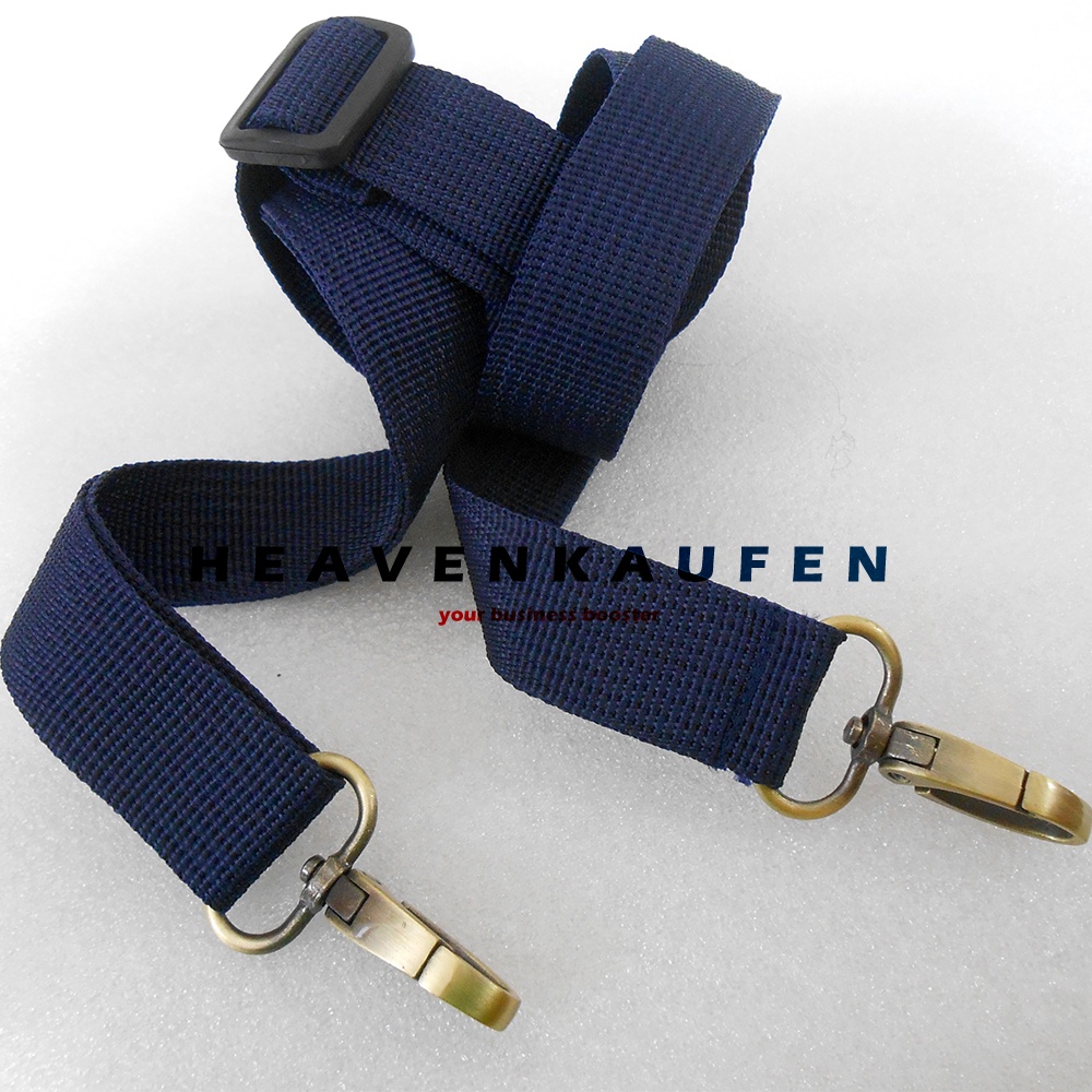 Strap Tas Tali Selempang Tas Pria Lebar 2,5 cm Warna Biru Dongker Navy Kait ATG Bakar