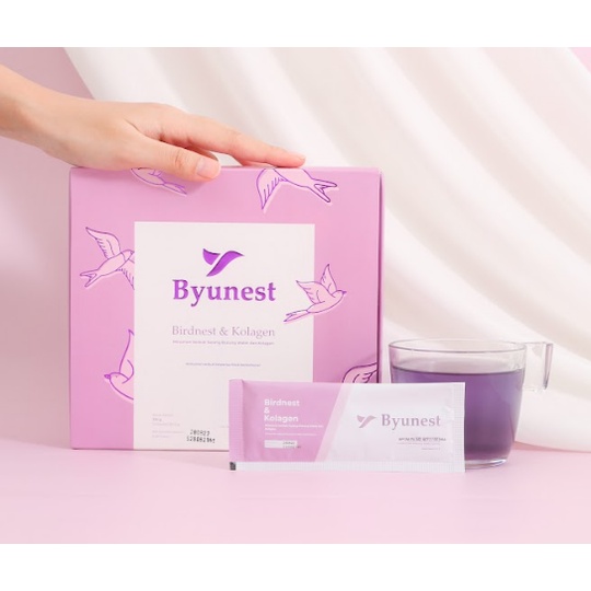 Byunest - Minuman Kolagen Dengan Sarang Burung Walet Isi 14 Sachet