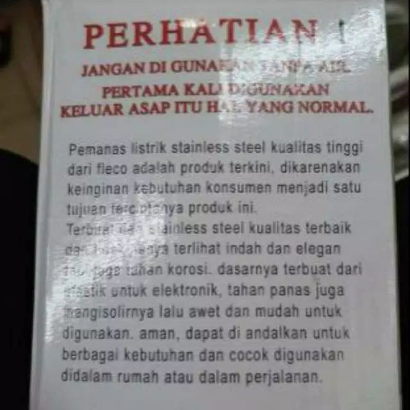 FLECO Teko Listrik FLECO untuk memasak/memanaskan air termurah/mug fleco / mug listrik