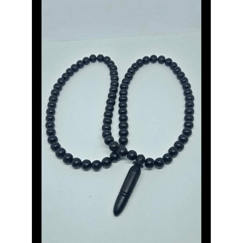 KALUNG KELOR HITAM KALIMANTAN/TASBIH GELANG KAYU HITAM KALIMANTAN/GELANG KAYU BERTUAH
