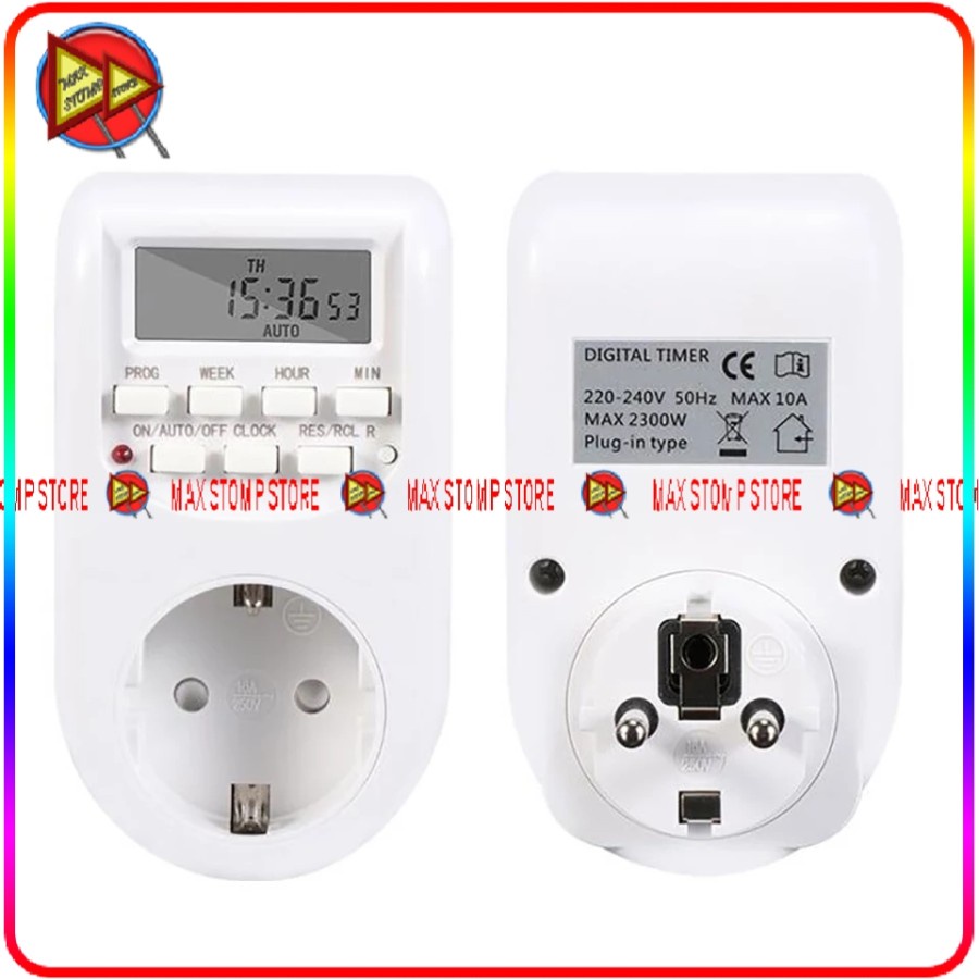 Jual Programmable Digital Timer Switch 220V Stop Kontak Digital Timer ...