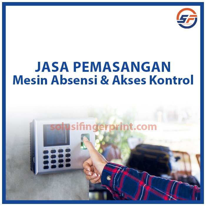 Jasa Pemasangan Mesin Absensi &amp; Akses Kontrol Pintu Instal Absen