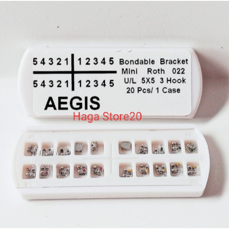 Behel gigi Aegis Bracket mini Roth with Hook Slot 022