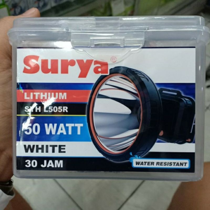 Senter kepala 50watt Surya