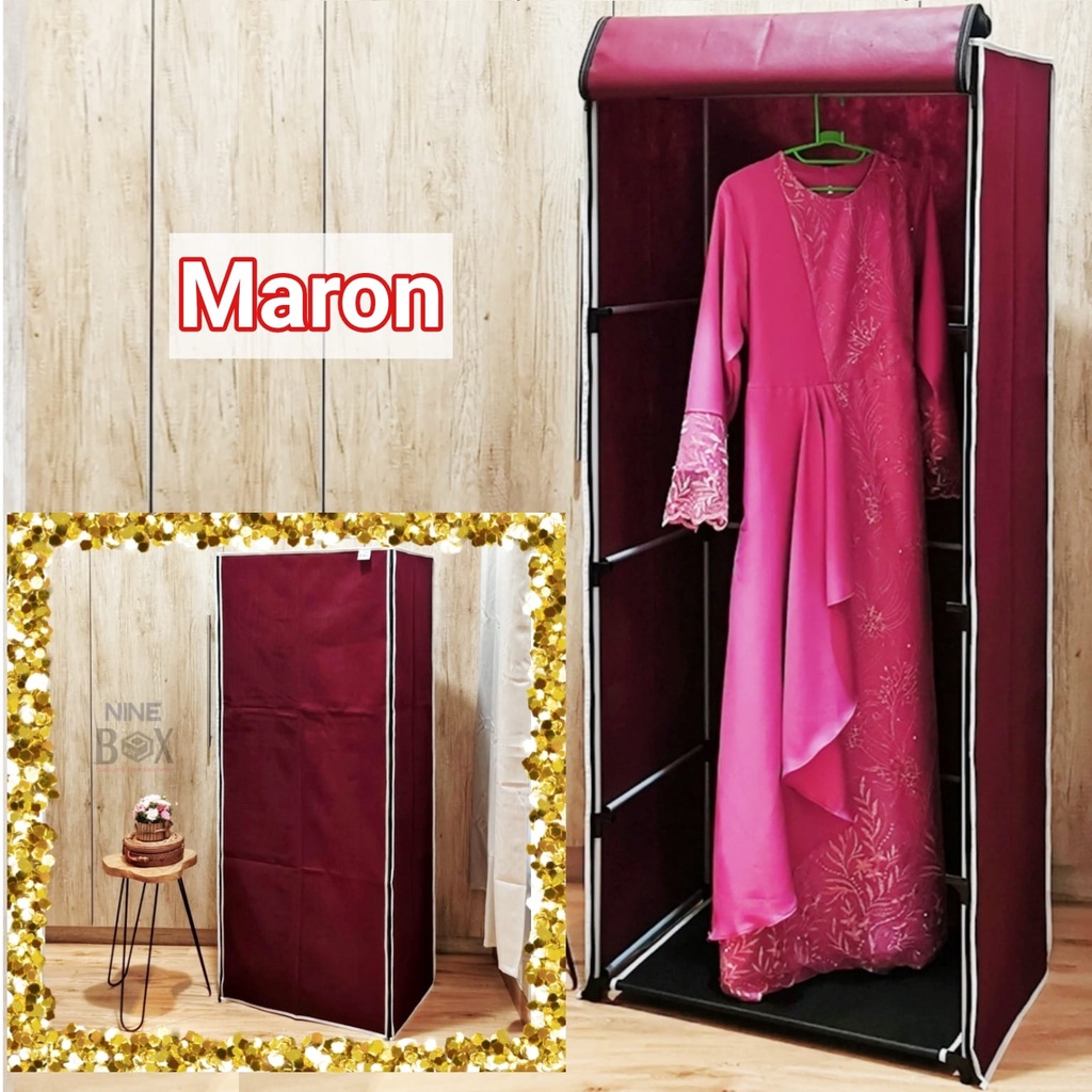 nine box lemari gantung gamis / rak baju gantung / lemari gamis / rak gamis  / rak gantung pakaian / lemari pakaian gantung / lemari gamis / tempat