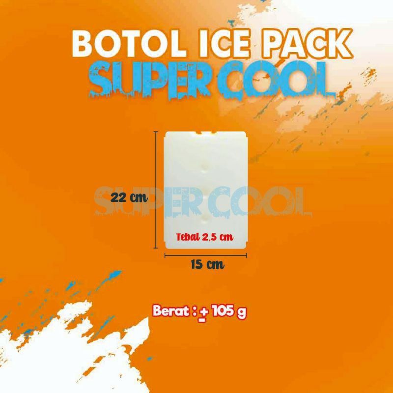 BOTOL ICE PACK KOSONG MEDIUM 22x15x2, 5 CM