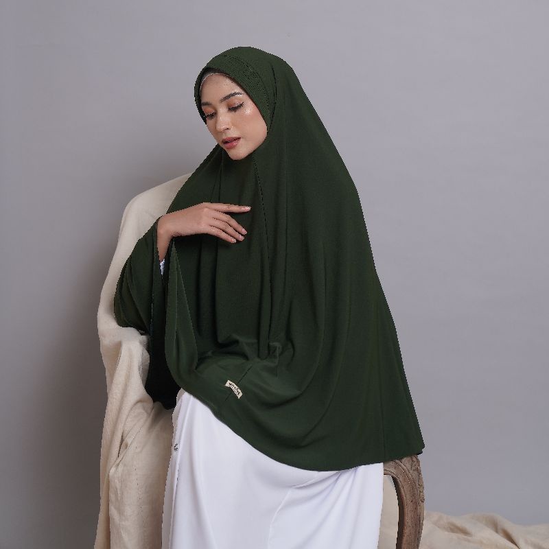 HIJAB KHIMAR  SYARI JUMBO PET AINUN KUALITAS ORIGINAL PREMIUM