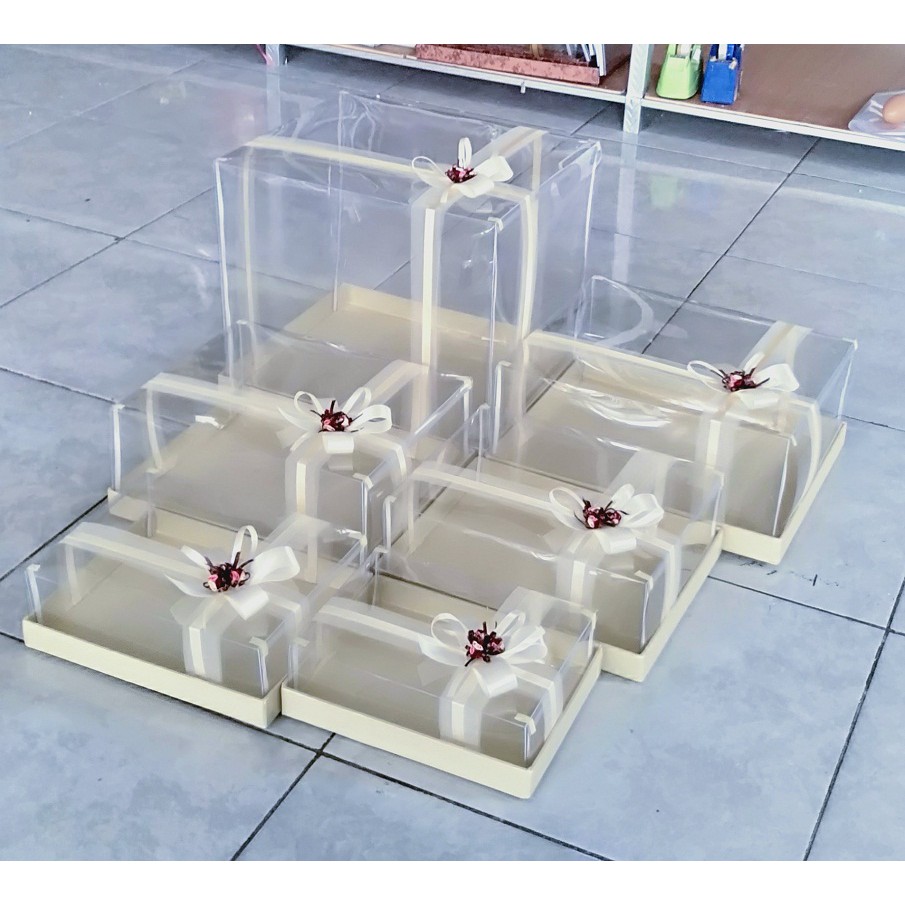 kotak seserahan 1 set isi 6 pcs untuk tas tinggi 30 cm 1 kotak model tile lebar