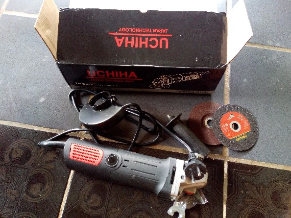 Uchiha Type 802 Angle Grinder Mesin Gerinda Tangan Japan Gergaji Besi Granet Full Bonus