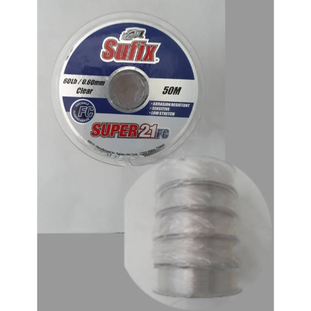 Senar Pancing Sufix FluoroCarbon Super 21FC