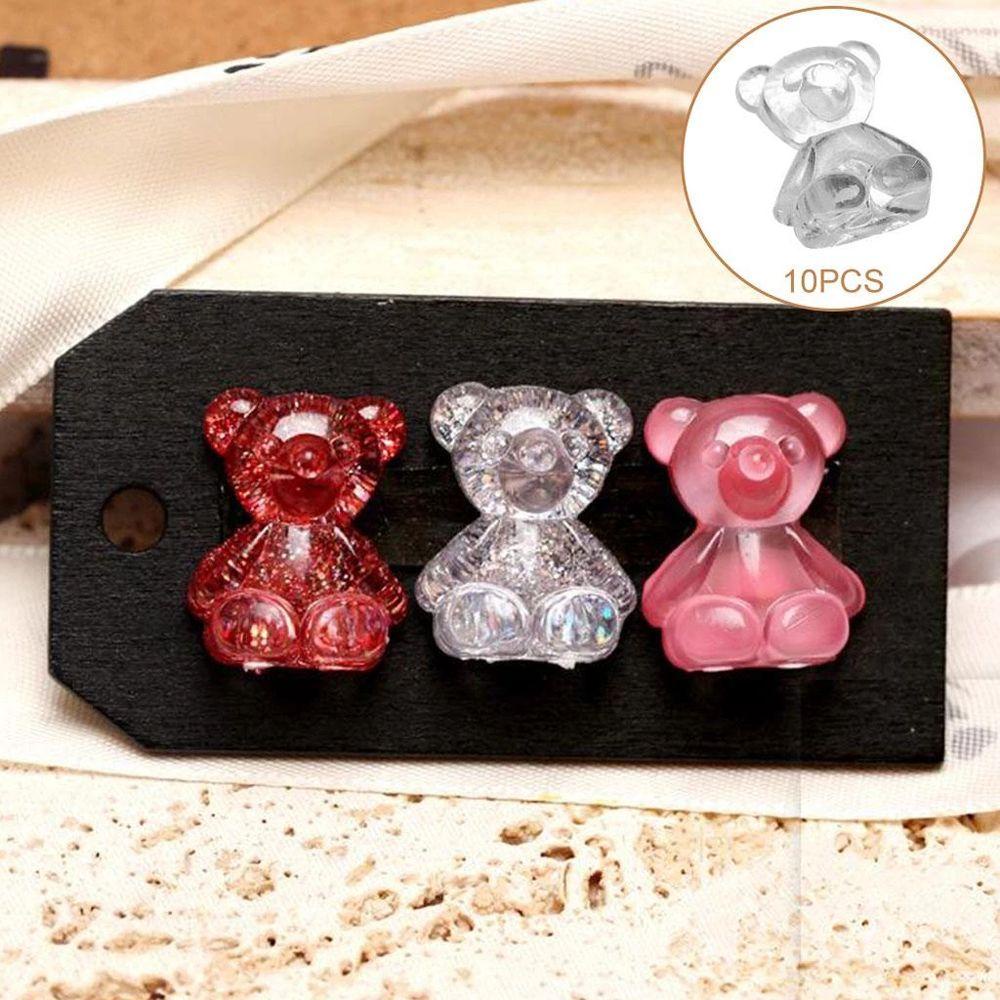 MXBEAUTY Bear Nail Art Board Card Tahan Lama Acrylic Manicure Alat Transparan Nail Salon Kuku Menunjukkan Kartu Warna