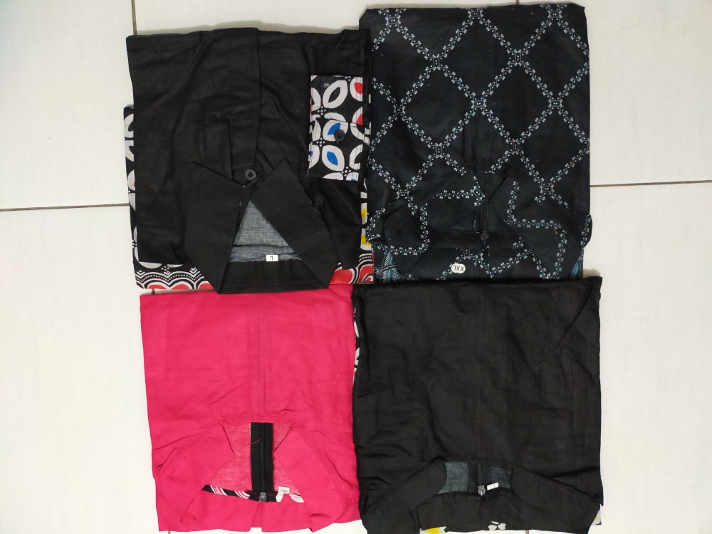 Emhabatik | Batik Couple Tunik Kemeja Ready Sragam Emhabatik Tunik Ziper Depan Terlaris
