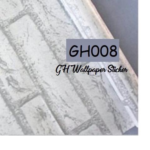 ☛ Wallpaper Dinding White Brick Walpaper Dinding Batu Bata Putih Wallpaper Stiker Aesthetic 10M X Le