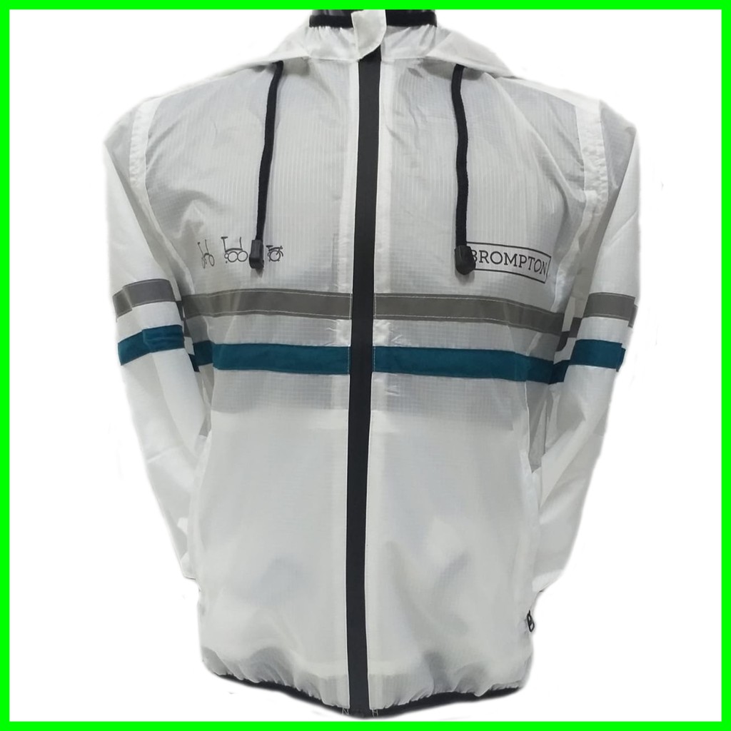 Brompton Jacket - Jaket Sepeda Lipat Brompton Olahraga - White