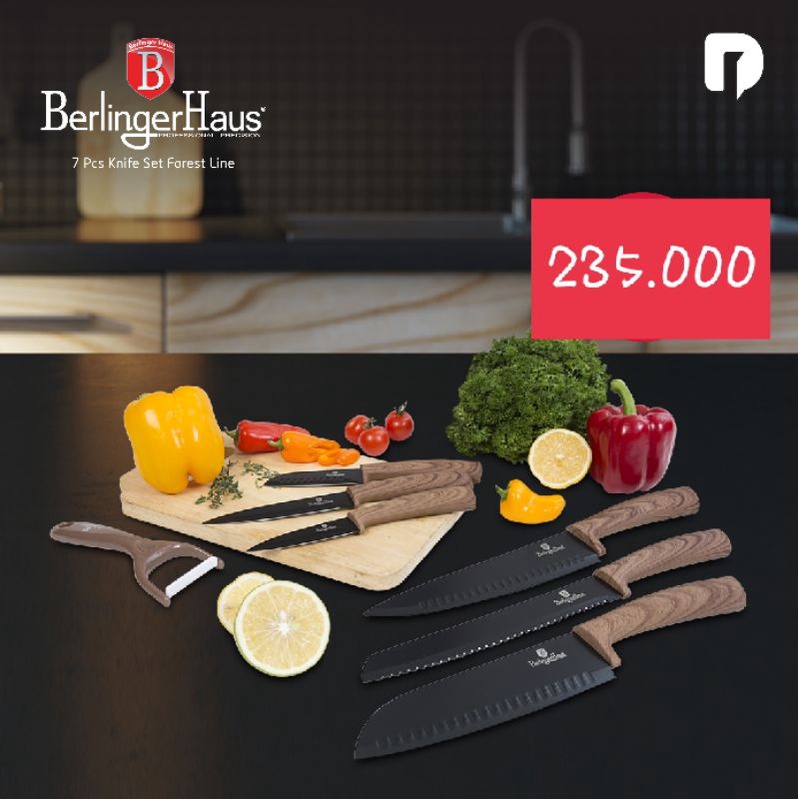 BERLINGER HAUS 7 PCS KNIFE SET (PISAU SET)