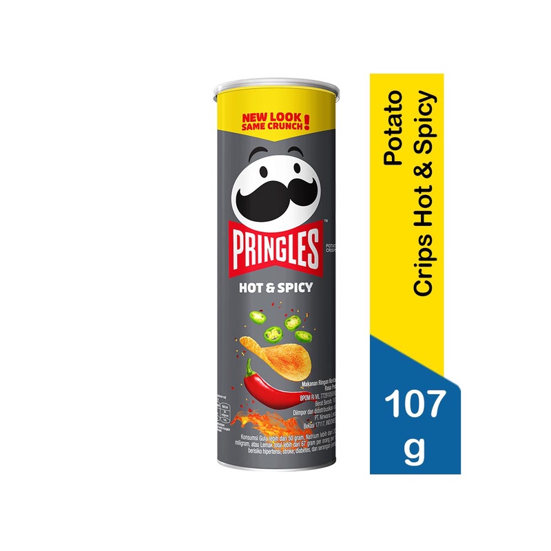 PRINGLES POTATO CHIPS / KERIPIK KENTANG 107 GRAM