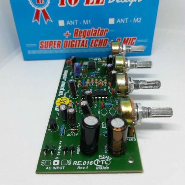 SUPER DIGITAL ECHO DIGITAL PLUS 2MIC PLUS REGULATOR TO'EL BIRU RANIC TYPE 337