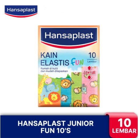 ★ BB ★ Hansaplast Junior Fun 10 Sheets - Plaster Luka