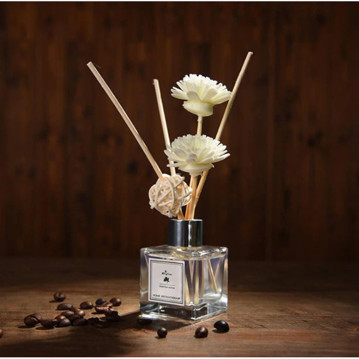 REED DIFFUSER AROMATHERAPHY DEVICE PENGHARUM RUANGAN 50 ML + DEKORASI RUANGAN