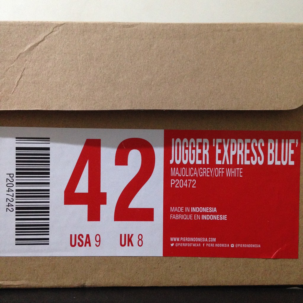 SALE Sepatu Casual Piero Jogger Express Blue Majolica Grey P20472 Original BNIB Promoted