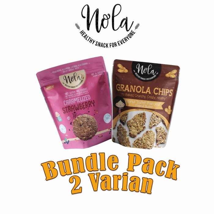 

Jual Nola Granola Chips Dan Gluten Free Cookies - Bundle 3
