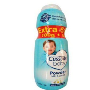 Bedak Bayi Cussons Baby Powder 200gr Extra Isi 100gr