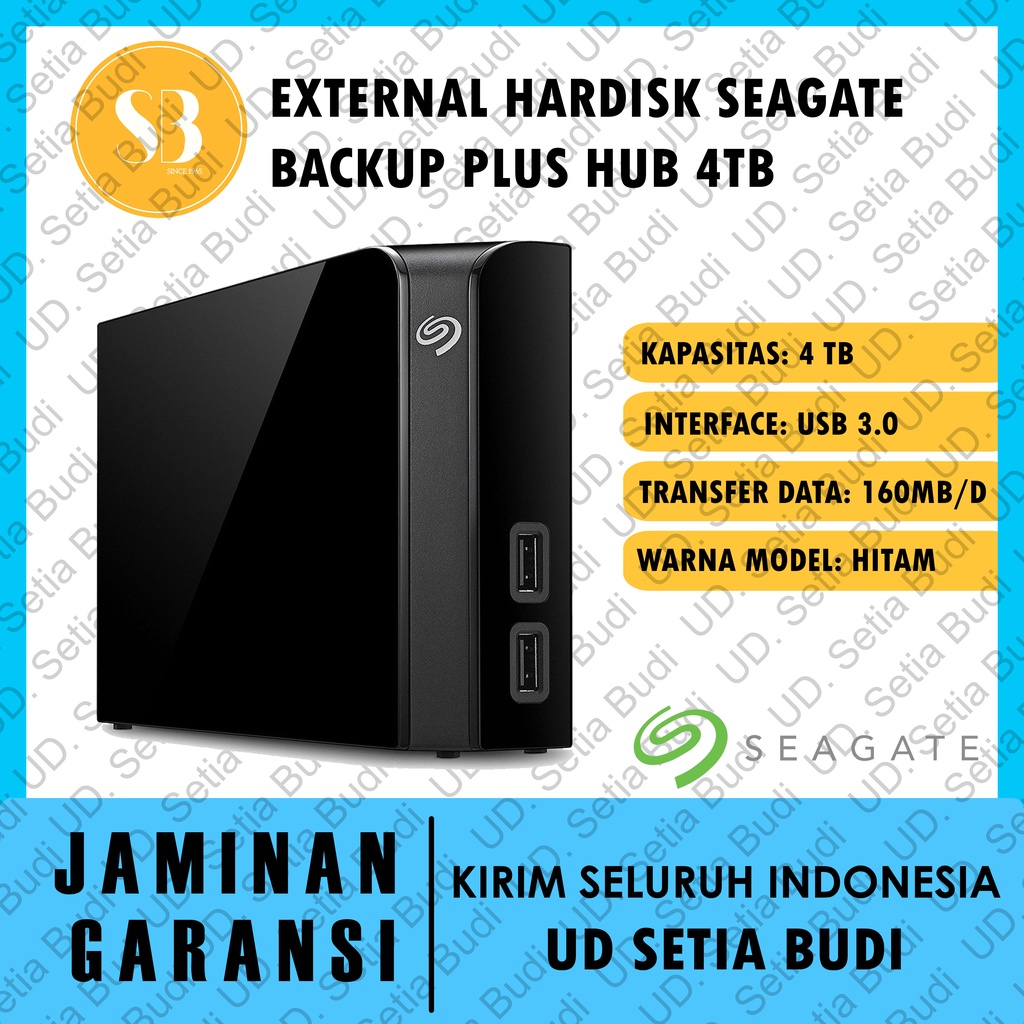 External Hardisk Seagate Backup Plus Hub 4TB