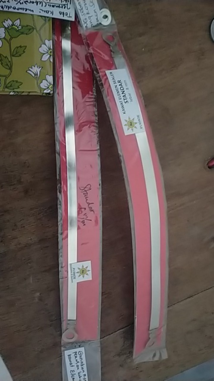 (standar 6mm) Kawat Elemen Sealer Pres Plastik 20cm 30cm 40cm 50cm 60cm.. 100cm. Beli 10 Gratis 1