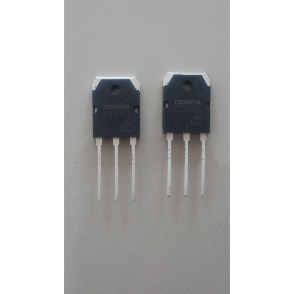 Unik SATU SET TRANSISTOR TOSHIBA A1941 C5198 ORIGINAL A 1941 dan  C 5198 Diskon
