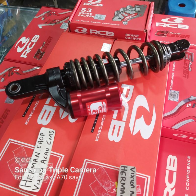 Shockbreaker RCB Tabung vario 125 -vario 150 330mm / shock tabung rcb mb2 beat vario scoopi / shock rcb mb2 vario beat scoopi / shock rcb tabung mio beat xeon lexi mb2