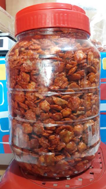 250 GRAM EMPING MELINJO PEDAS MANIS / SNACK KILOAN MURAH / EMPING / ALMA.SNACK