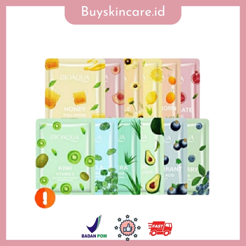 BIOAQUA BIO AQUA Peach Kiwi Lemon Pomegranate Blackcurrant Sea Buckthorn Centella Chamomile Honey Al