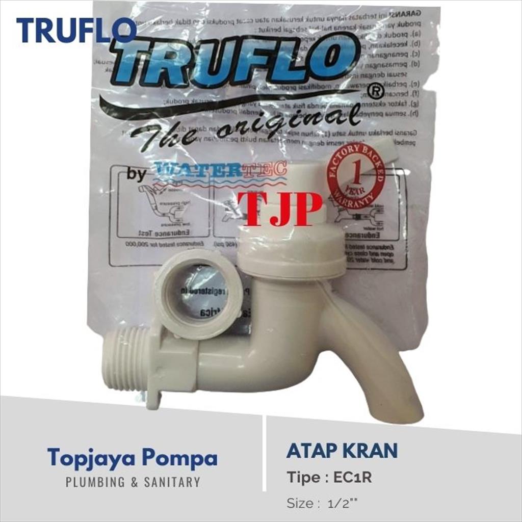 KRAN TEMBOK PP TRUFLO 1/2&quot; EC1R