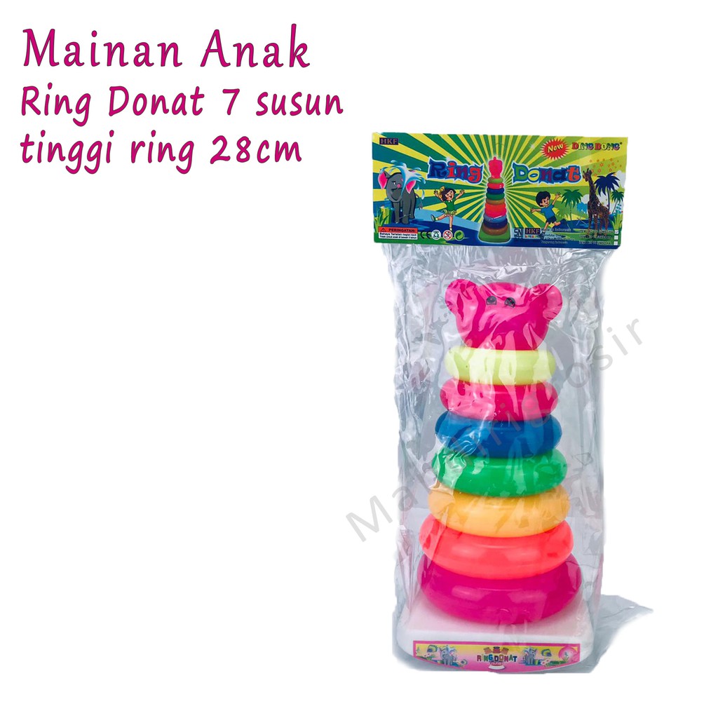 ring donat  7 susun *Mainan Anak * RD-100