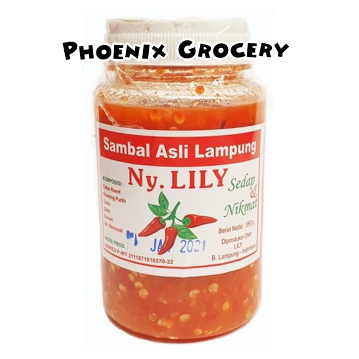 

Jual Sambel Asli Lampung Ny. Lily 350 Gram