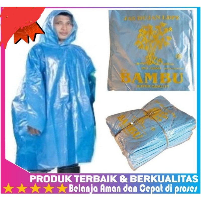 jas hujan,jas hujan model ponco,jas hujan merek bambu