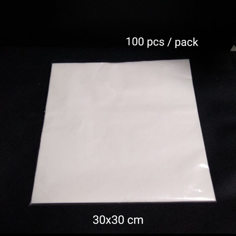 KERTAS LAMINASI / KERTAS NASI KFC UKURAN 30x30 CM