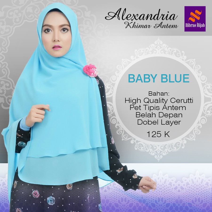 Khimar Instant Nibras Hijab Sar'i Alexandria Antem