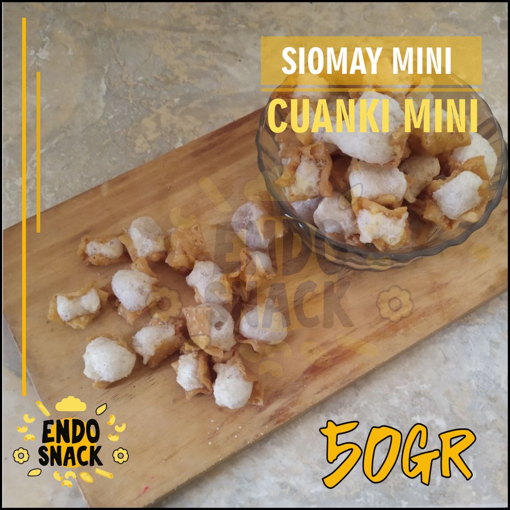 50 Gr Cuanki Mini Cuanki Pangsit Gurilem Garut Toping Baso Aci,  dan Cuanki