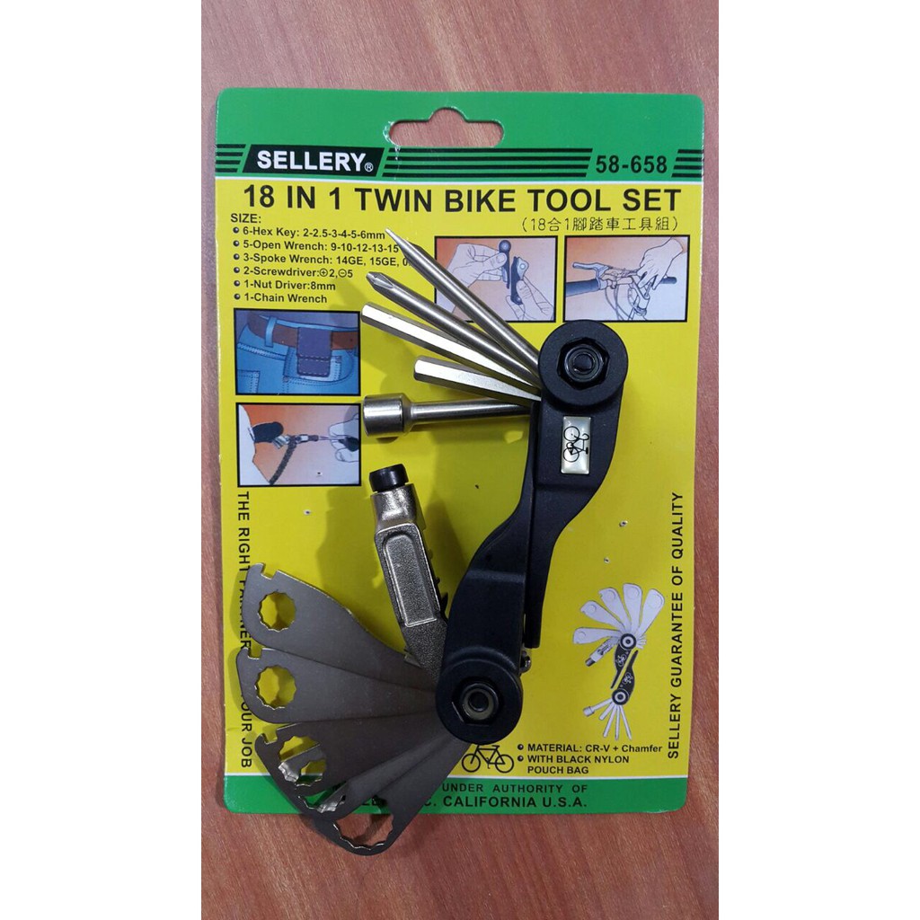 Bike tool / Kunci sepeda 18 in 1 sellery