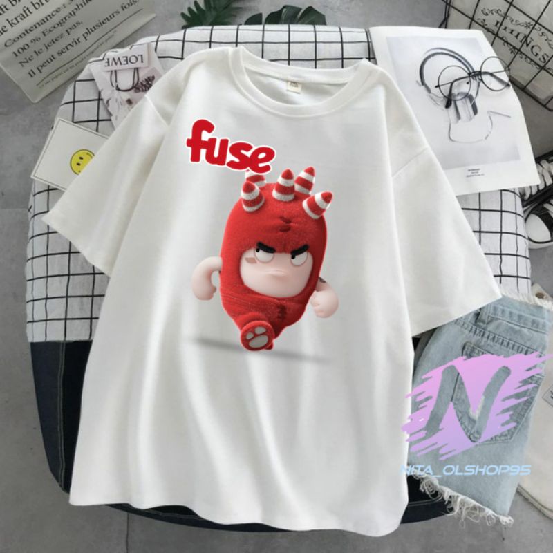 kaos oddbods baju KAOS ANAK oddbods fuse